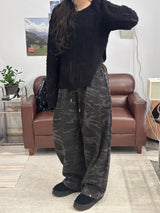 CAMO CARPENTER SNAP SWEAT PANTS