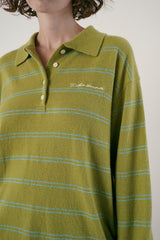 Cozit stripe knit_olive