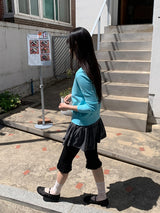 クアカプリフリルレギンスパンツ