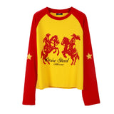 SEXXDEVIL "DESIRE" スターワッフルジョスティングTシャツ