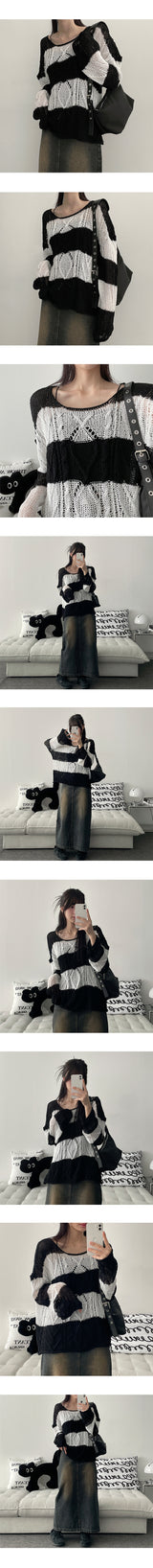 eyelet belt black shoulder cross bag
