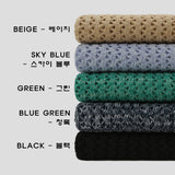 LMN エントツートーンカラーパンチング半袖ニットウェア (5 colors)
