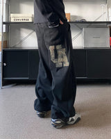 DN カモピンタックスウェットパンツ