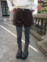[Guest Look] コーデュロイショーツwithファーライニング (3c)