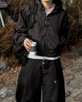 レクファイアマンバックルフーデッドジャケット