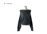Midden Loose Off-Shoulder Knit 