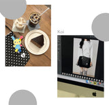 Koi cross bag - Black bean milk (black)