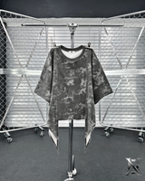 6X フリーウィルTシャツ(グレー/ウォーターダイ）