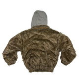 Hood bear fur jumper