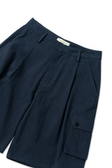 グレインバミューダパンツ_navy