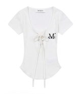 SARON EYELET LACE-UP SLIM FIT HALF T (3COLOR)