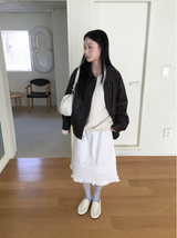 ノティフリルミディコットンスカート