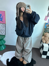 パラシュートバルーンピグメントコーデュロイパンツ🤎🩶💚🩵5カラー