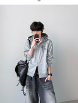 Rising Check Hood Zip-Up