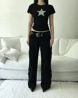 button cargo pants
