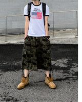 ルーアメリカンフラッグリンガーマッスルTシャツ