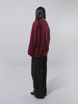 Checker Heart Overfit Sweatshirt