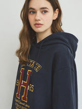 Heritage Overfit Hooded Sweatshirt_Navy