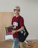 Cento Patch Lettering Short Sleeve T-shirt