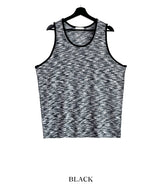 Mix scatter loose fit tank top