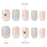 MUZMAK Reusable Nail Tip Pebble(Regular Square)