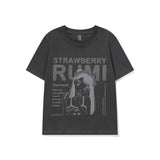 ルミpfpクロップTシャツ [Charcoal grey]