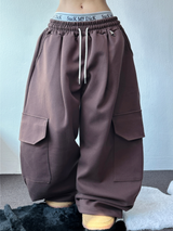 5000SOLD カーゴVer 2ピンタックバルーンパンツ🖤4COLOR