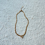 Vintage Marquise Cubic Zirconia Curb Chain
