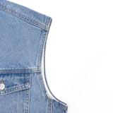 LOOSE FIT DENIM VEST code 21013