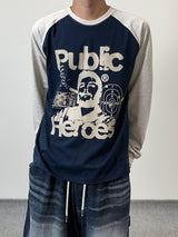 スモークラグラン長袖Tシャツ