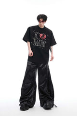 ハンドソーンパールハートTシャツ