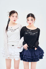 sheer logo TEE