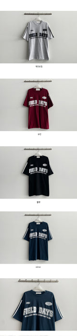 Field Track Over Fit Short-Sleeved T-Shirt