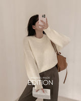 【MADE】Over size Alpaca knit