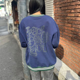EXAMPLE ブレッシングワールズリブカーラークルーネック