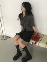 ミディフリルスカート