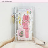 Half white binder
