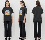 【MADE】SUNSHINE GHOST PRINT T-SHIRT [BLACK]