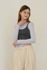 MESH LAYERED TOP SET (2 COLORS)