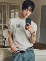 イーグルワッフルマッスルショートスリーブTシャツ