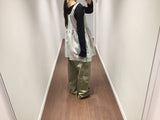 Lauv patchwork blouse (2color)