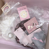 Bunny Popo Doll Keyring (blue silver)