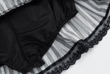 Violet Punk Ribbon Skirt