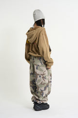 Camo boucle fleece pants