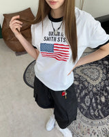 NT Flag Ringer Short Sleeve Tee