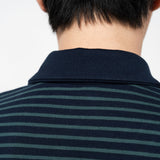 REGULAR STRIPE PK TEE (NAVY)