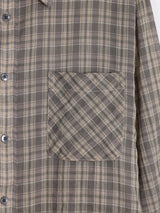 Mar over check shirt