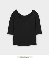 [MADE/6colors] WANT MILLED COTTON FOUR-SLEEVE T-SHIRT