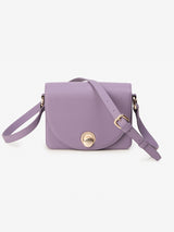 ISLE MINI shoulder leather bag / Purple Lilac