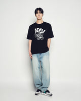 25FW TAPERED FIT WASHING DENIM PANTS BLUE